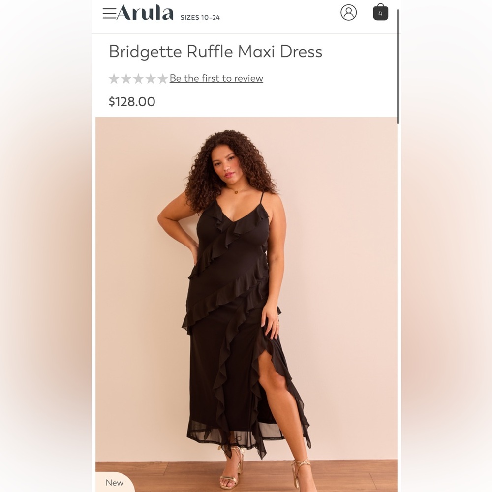 ARULA Bridgette Ruffle Maxi Dress (Like New)